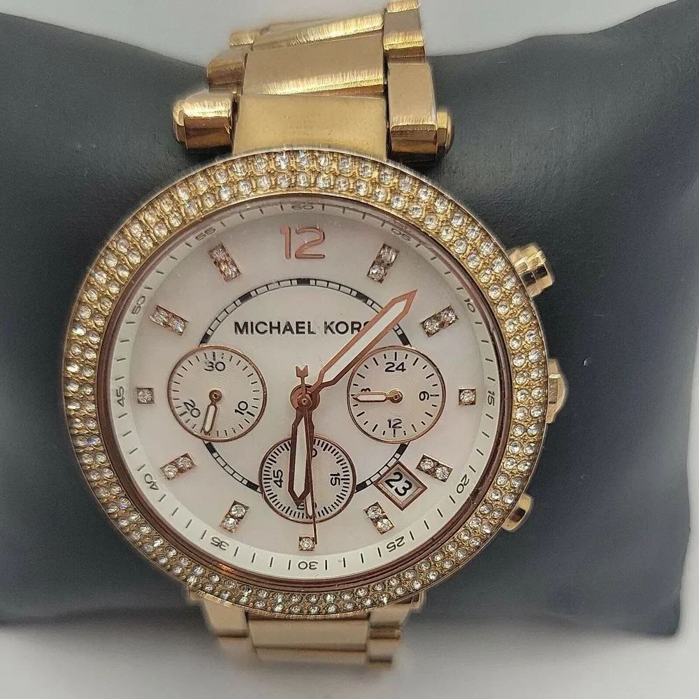 Michael Kors Parker MK5491 Womens Stainless Steel Analog Dial Quartz Watch DE111